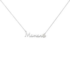 Collier Rera Argent Blanc Oxyde De Zirconium - Colliers Femme | Marc Orian