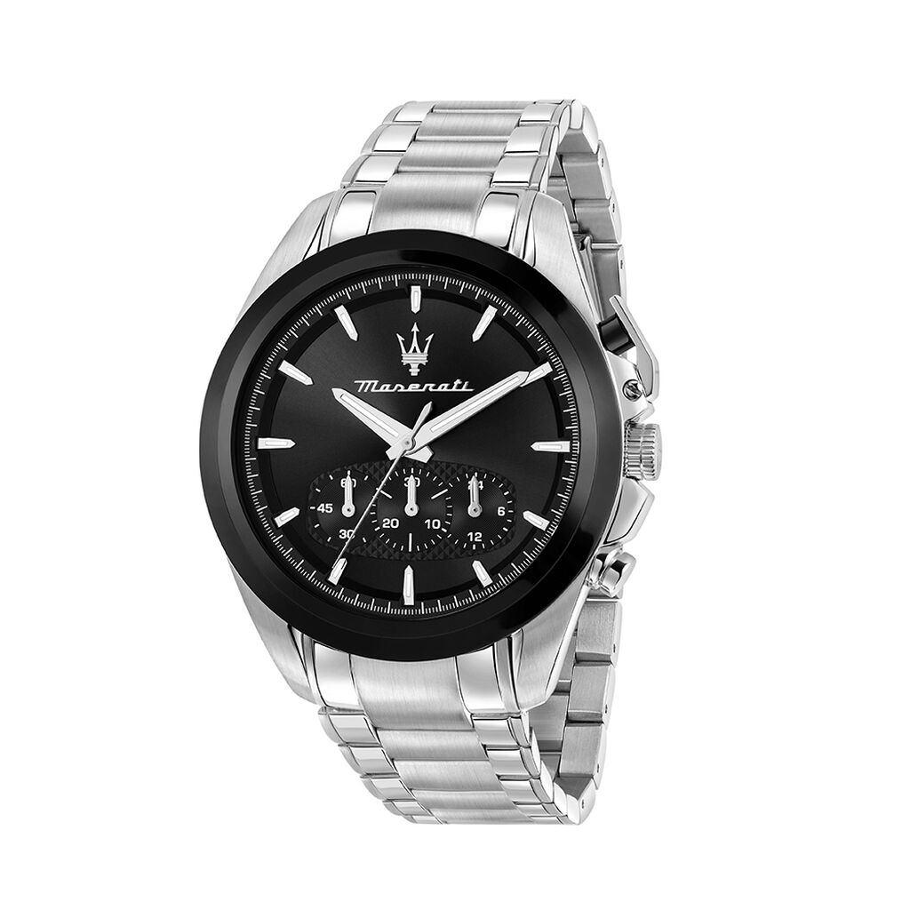 Montre Maserati Traguardo Noir - Montres &eacute;tanches Homme | Marc Orian