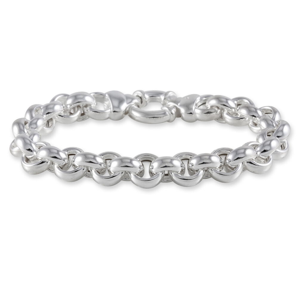 Bracelet Carola Maille Jaseron Argent Blanc - Bracelets mailles Femme | Marc Orian