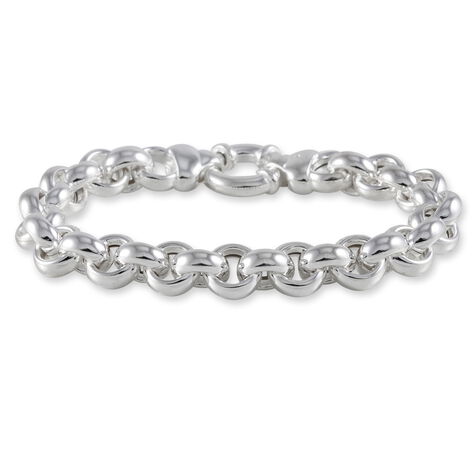 Bracelet Carola Maille Jaseron Argent Blanc - Bracelets mailles Femme | Marc Orian