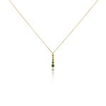 Collier Josephine Or Jaune Emeraude - Colliers avec pierres Femme | Marc Orian