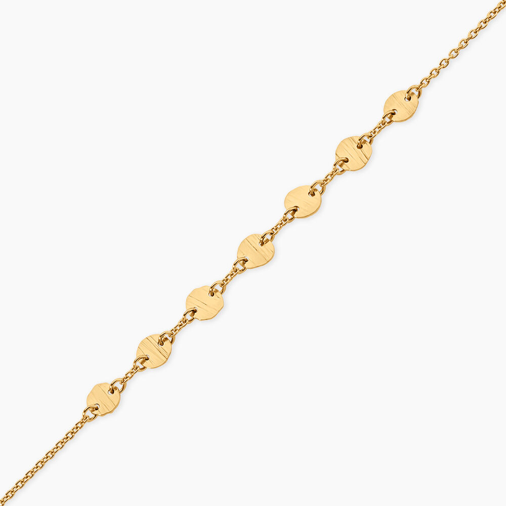Bracelet Madalen Argent Dor&eacute; A L'Or 750/1000 - Bracelets Medailles Femme | Marc Orian