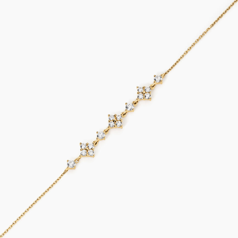 Bracelet Majestueuse Or Jaune Oxyde De Zirconium - Bracelets cha&icirc;nes Femme | Marc Orian