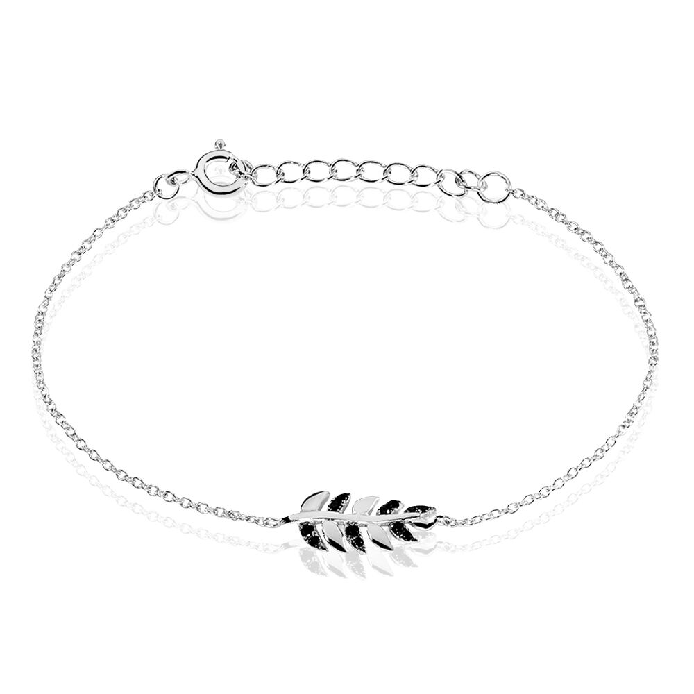 Bracelet Jade Argent Blanc Oxyde De Zirconium -  Femme | Marc Orian