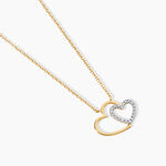 Collier Marineta Argent Dor&eacute; A L'Or 750/1000 Oxyde De Zirconium - Colliers avec pierres  | Marc Orian