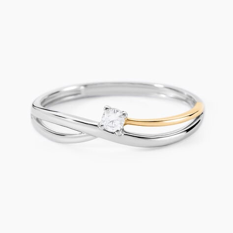 Bague Or Jaune Oxyde De Zirconium - Bagues avec pierre Femme | Marc Orian