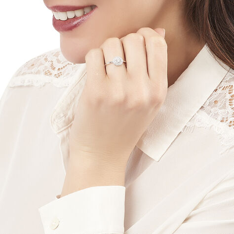 Bague Patriciane Argent Blanc Oxyde De Zirconium - Bagues Solitaire Femme | Marc Orian