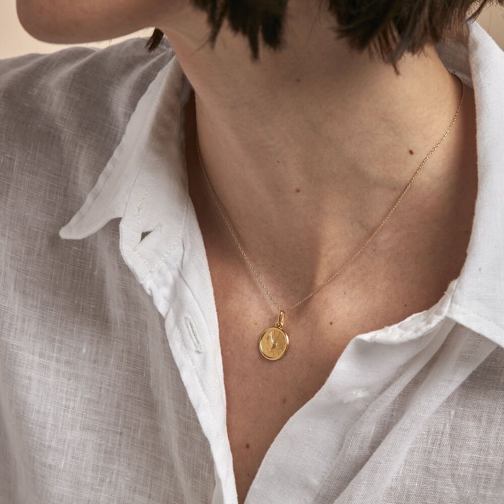 Pendentif Spirit Or Jaune - Médailles et médaillons Famille | Marc Orian