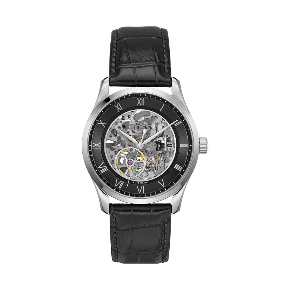 Montre Boss Principle Skeleton Noir - Montres automatiques Homme | Marc Orian