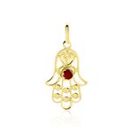 Pendentif Fatima Or Jaune Oxyde De Zirconium - Pendentifs Famille | Marc Orian