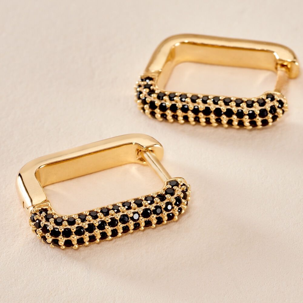 Cr&eacute;oles Ileen Plaqu&eacute; Or Jaune Oxyde De Zirconium - Cr&eacute;oles Femme | Marc Orian