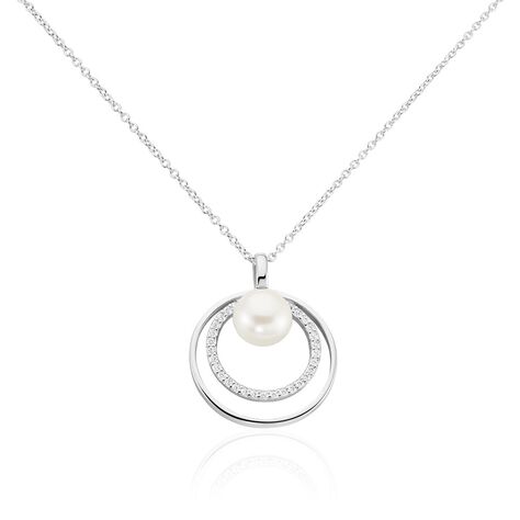 Collier Oksana Argent Blanc Perle De Culture - Colliers Femme | Marc Orian