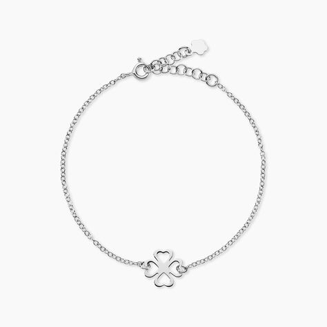 Bracelet Chance Argent Blanc - Bracelets fantaisie Femme | Marc Orian