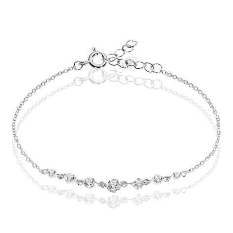 Bracelet Odyssee Argent Blanc Oxyde De Zirconium - Bracelets chaînes Femme | Marc Orian