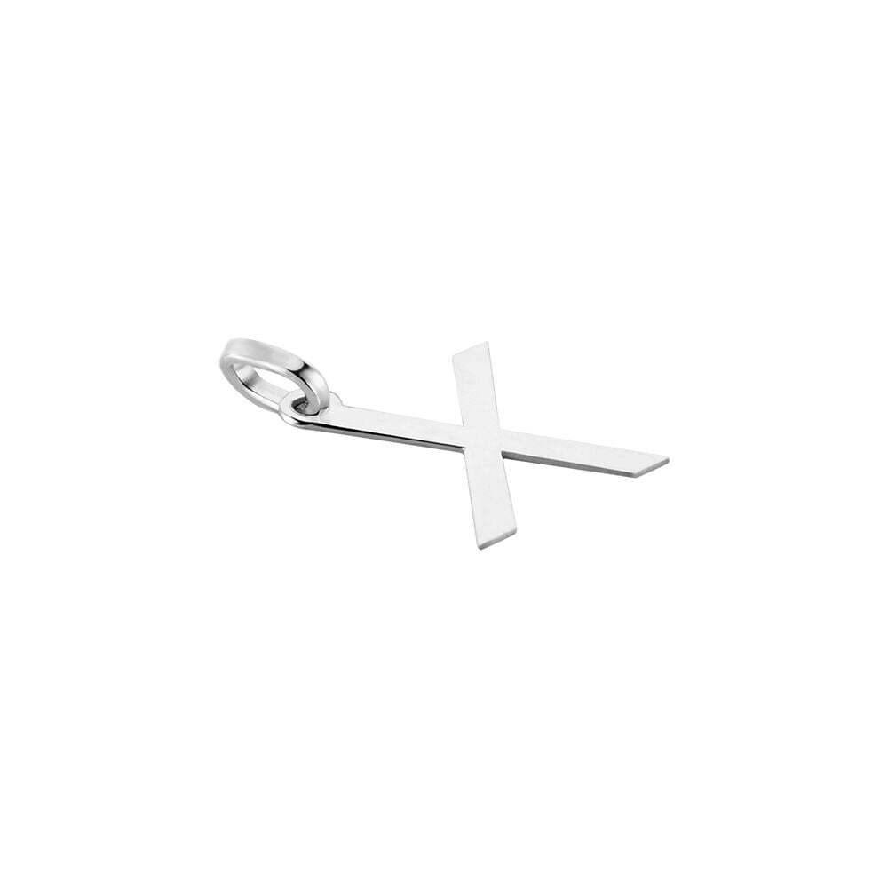 Pendentif Ionia Lettre Or Blanc - Pendentifs Famille | Marc Orian
