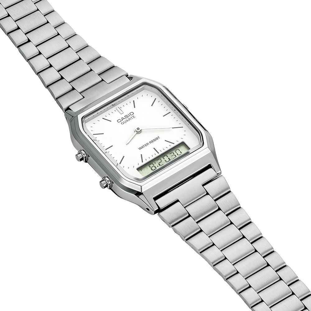 Montre Casio Collection Vintage Blanc - Montres classiques Unisex | Marc Orian