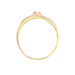 Bague Solitaire Gisla Or Tricolore Diamant