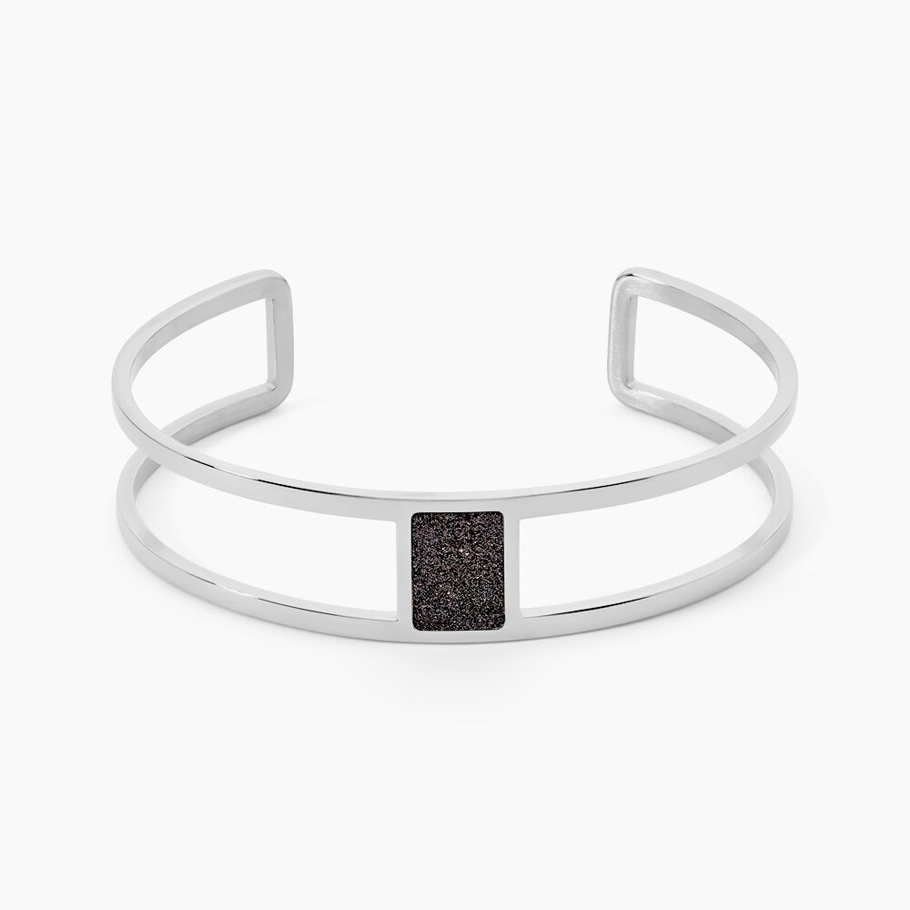 Bracelet Jonc Acier Blanc Maria - Bracelets joncs Femme | Marc Orian
