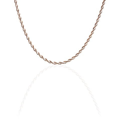 Collier Abie Torsade Argent Bicolore - Chaines Femme | Marc Orian