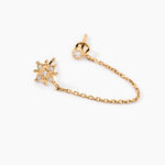 Bijou D'oreille Unitaire Lyric Plaqu&eacute; Or Jaune Oxyde De Zirconium - Piercings d'oreilles Femme | Marc Orian