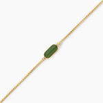 Bracelet Dannie Acier Jaune Aventurine - Bracelets cha&icirc;nes Femme | Marc Orian