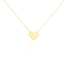 Collier Coeur Gravable Or Jaune - Colliers Femme | Marc Orian