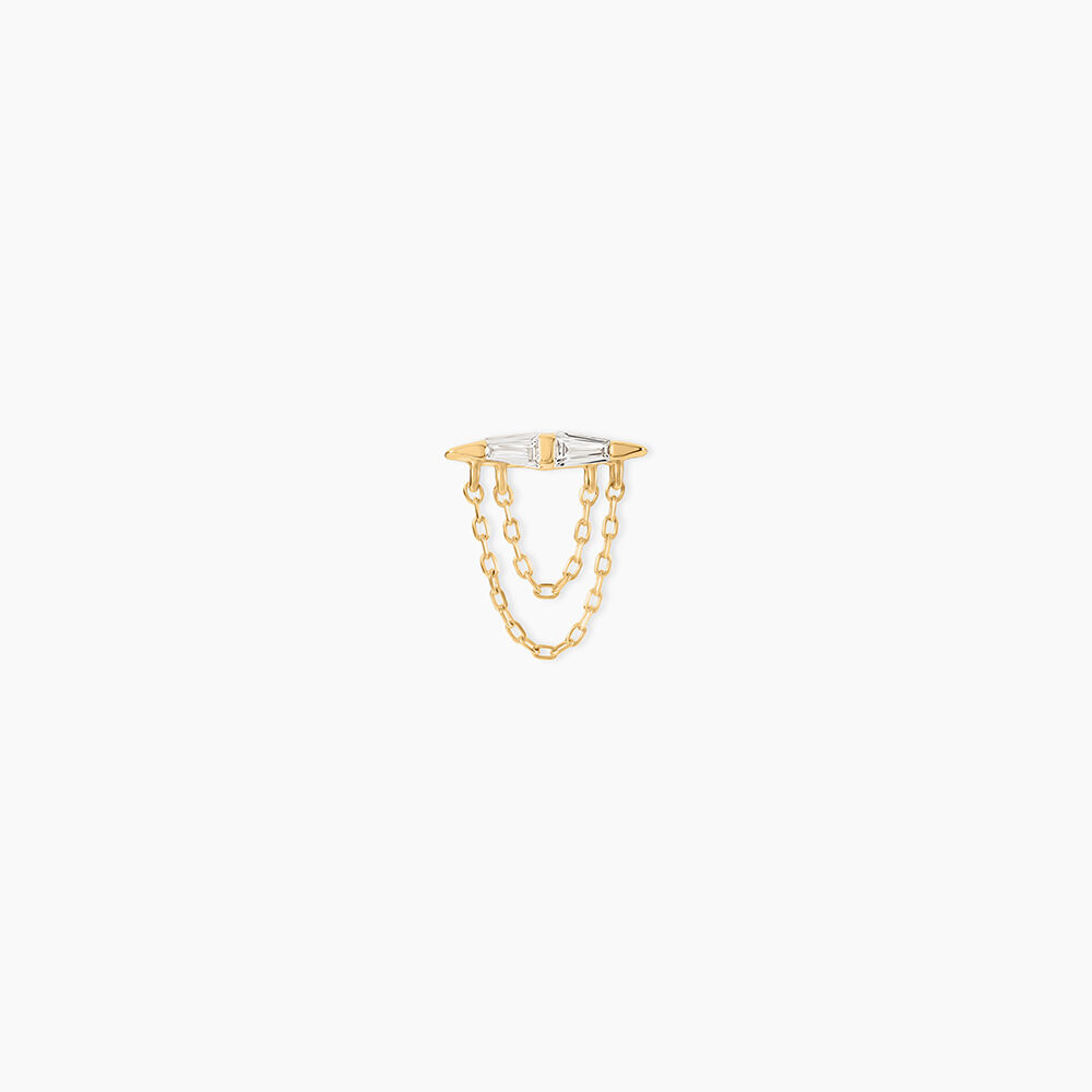 Piercing Brande Or Jaune Oxyde De Zirconium - Piercings Femme | Marc Orian