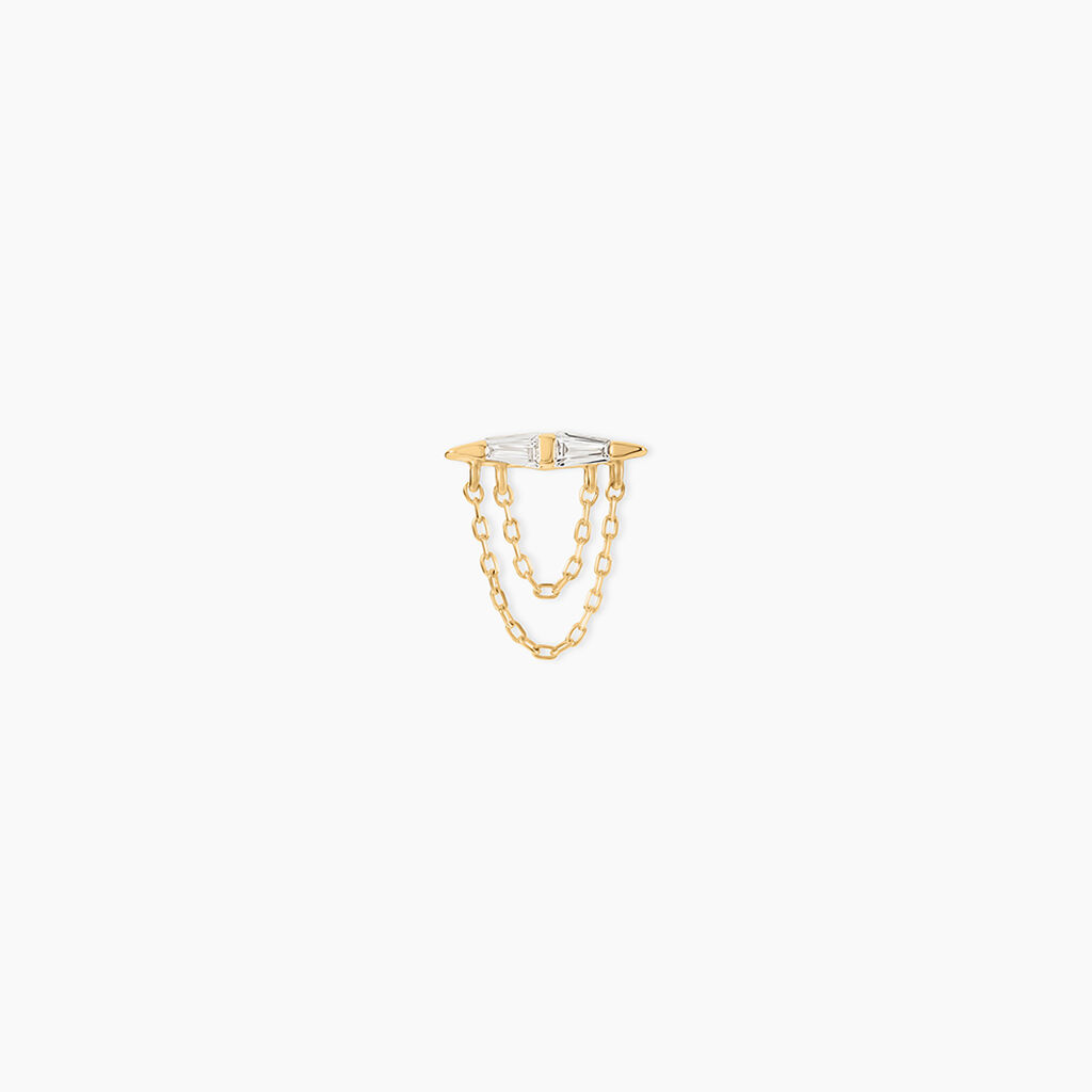Piercing Brande Or Jaune Oxyde De Zirconium - Piercings Femme | Marc Orian
