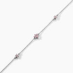 Bracelet Argent Blanc Blossom Bash Oxyde De Zirconium - Bracelets fantaisie Femme | Marc Orian