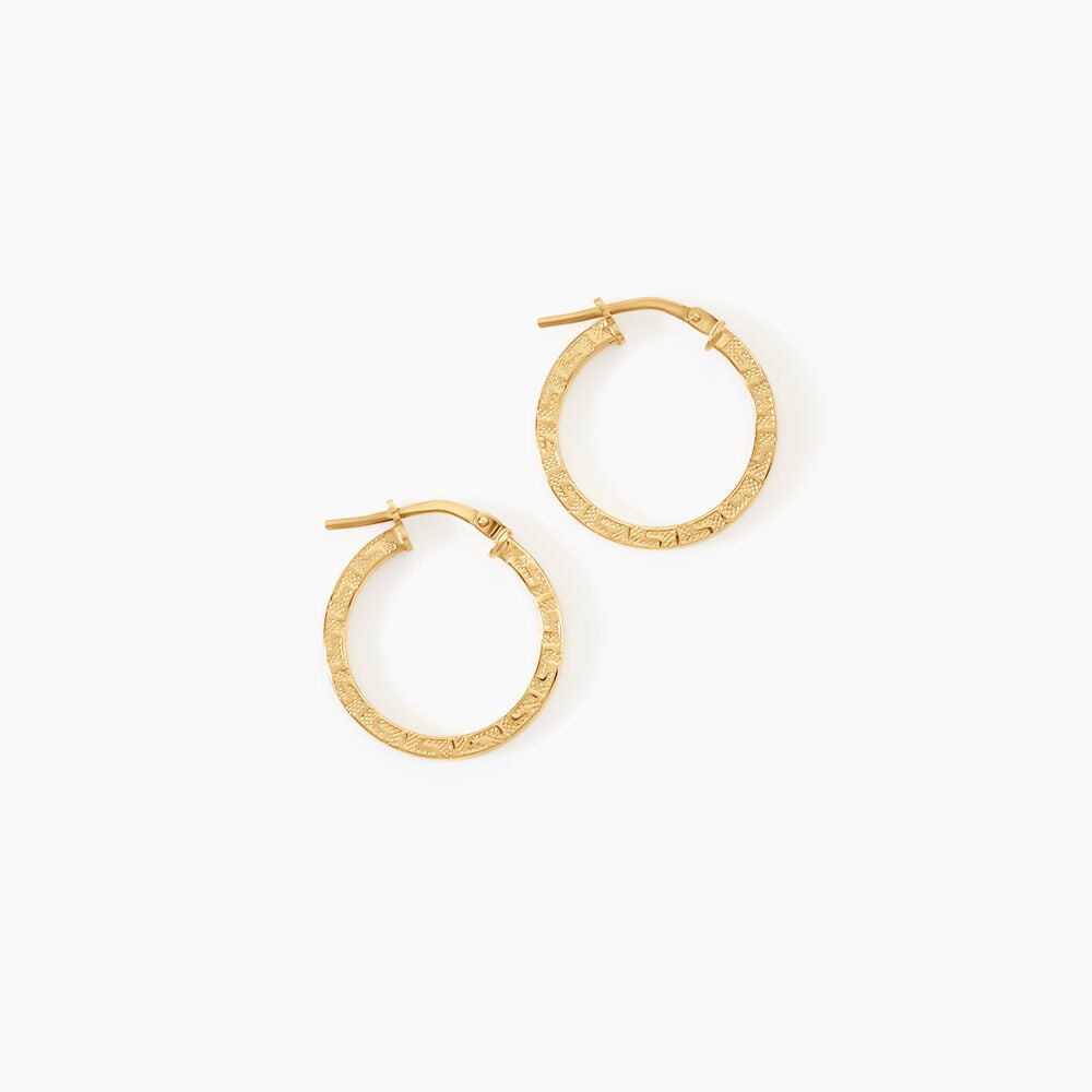 Cr&eacute;oles Xanthia Argent Dor&eacute; A L'Or 750/1000 - Cr&eacute;oles Femme | Marc Orian