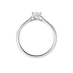 Bague Solitaire Athena Or Blanc Diamant - Parures de mariage Femme | Marc Orian