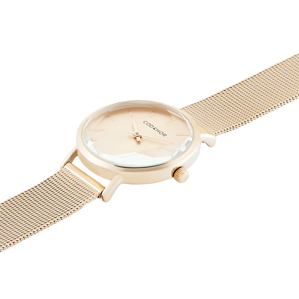 Montre Codhor Elsa Doré Rose - Montres classiques Femme | Marc Orian