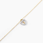 Bracelet Luchetto Or Jaune Oxyde De Zirconium - Bracelets cha&icirc;nes Femme | Marc Orian