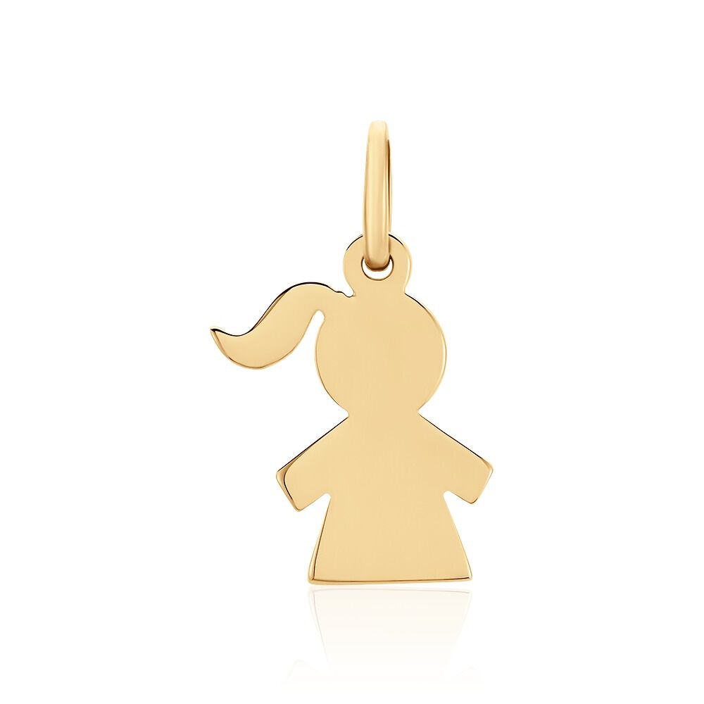 Pendentif Kids Plaque Or Doré - Pendentifs Femme | Marc Orian