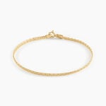 Bracelet Ivy Maille Haricot Or Jaune - Bracelets mailles Femme | Marc Orian