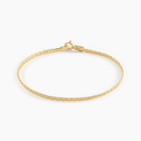 Bracelet Ivy Maille Haricot Or Jaune - Bracelets mailles Femme | Marc Orian