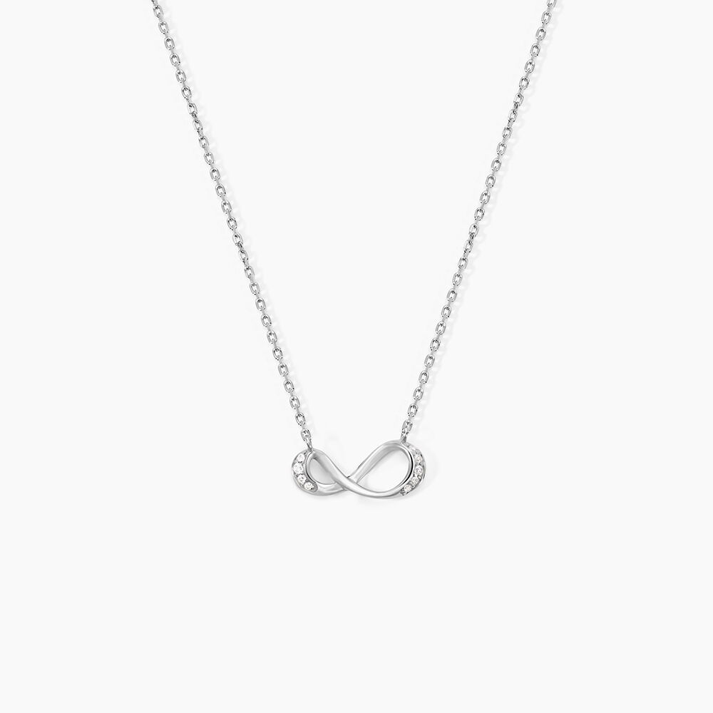 Collier Eryka Argent Blanc Oxyde De Zirconium - Nouveautés Femme | Marc Orian
