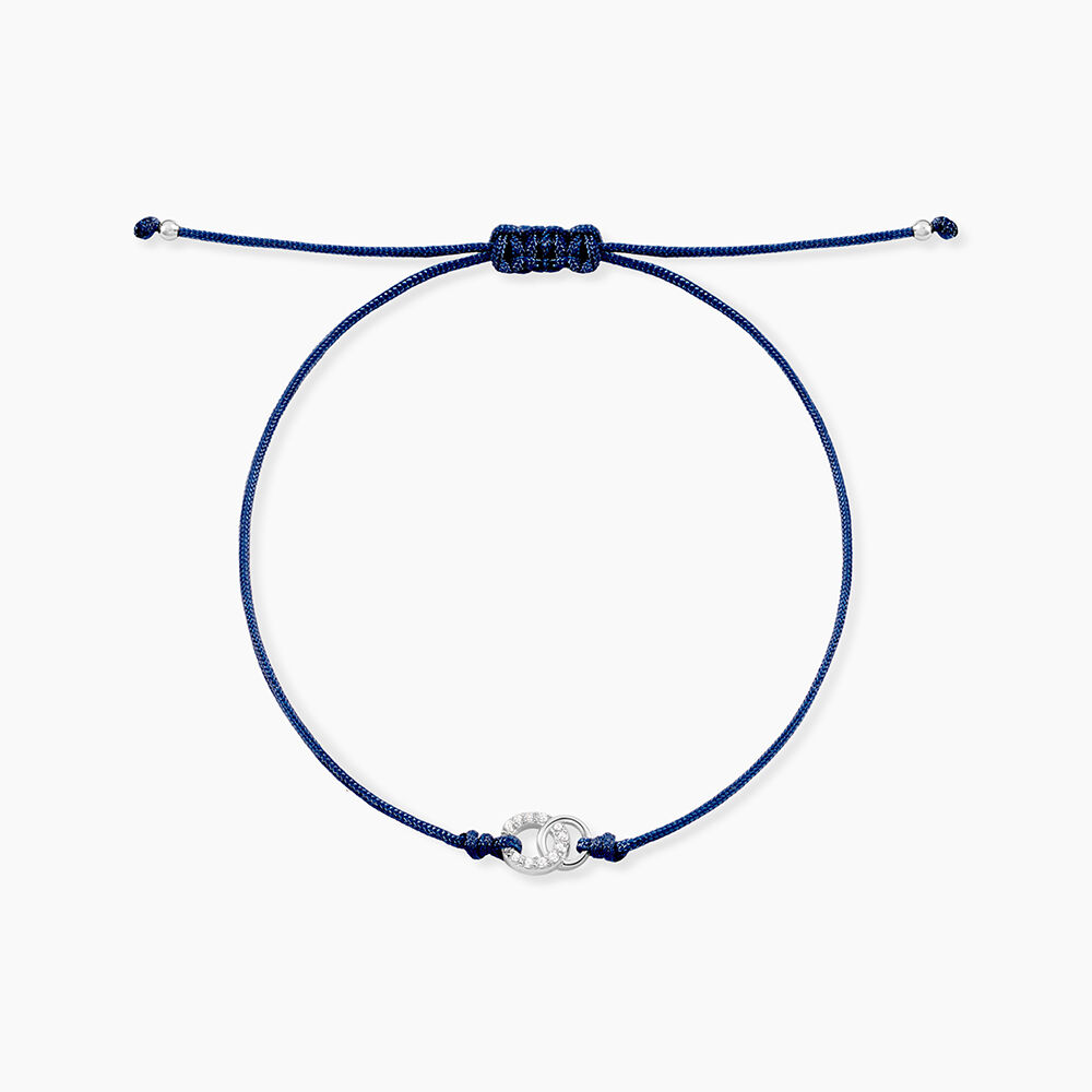 Bracelet Lyllie Argent Blanc Oxyde De Zirconium - Bracelets cordons Femme | Marc Orian