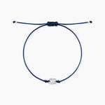 Bracelet Lyllie Argent Blanc Oxyde De Zirconium - Bracelets cordons Femme | Marc Orian