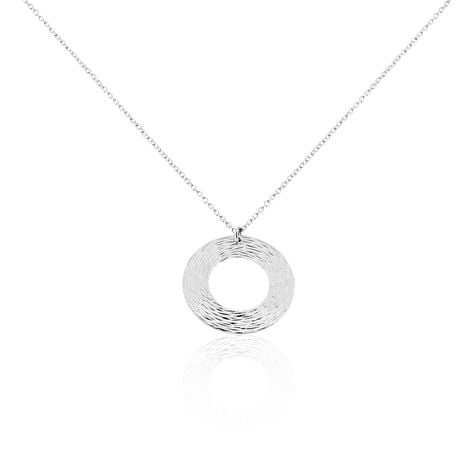 Collier Doga Argent Blanc - Colliers Femme | Marc Orian
