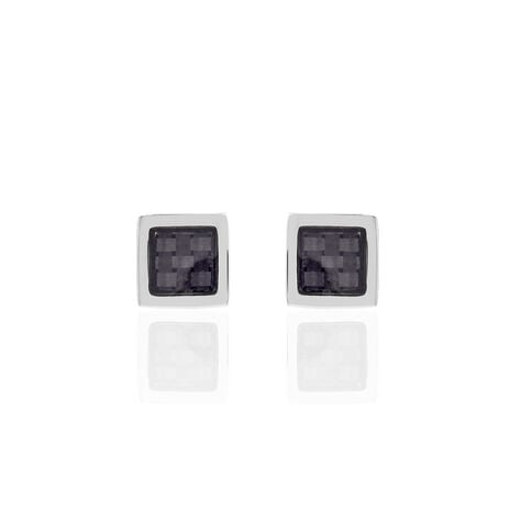 Boucles D'oreilles Puces Acier Bicolore - Puces Homme | Marc Orian