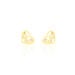 Boucles D'oreilles Puces Daria Cœur Or Jaune Oxyde De Zirconium - Puces Femme | Marc Orian