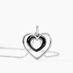 Collier Ceramik Design Argent Blanc C&eacute;ramique Et Oxyde De Zirconium - Colliers avec pierres Femme | Marc Orian