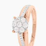 Bague Kate Or Rose Diamant - Solitaires Femme | Marc Orian