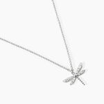 Collier Indiana Argent Blanc Oxyde De Zirconium - Colliers avec pierres Femme | Marc Orian