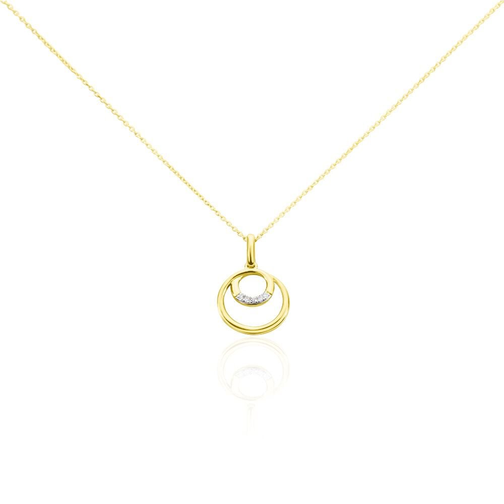 Collier Or Jaune Tamaka Diamants - Colliers avec pierres Femme | Marc Orian