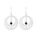 Boucles D'oreilles Pendantes Kayra Argent Blanc Pierre De Synthese - Pendantes Femme | Marc Orian
