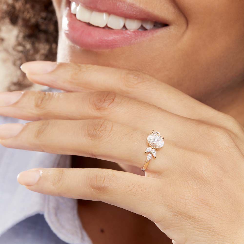 Bague Or Jaune Koulm Oxyde - Solitaires Femme | Marc Orian