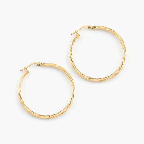 Cr&eacute;oles Youri Or Jaune - Cr&eacute;oles Femme | Marc Orian