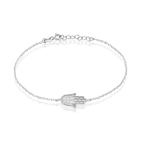 Bracelet Loiza Argent Blanc - Bracelets chaînes Femme | Marc Orian